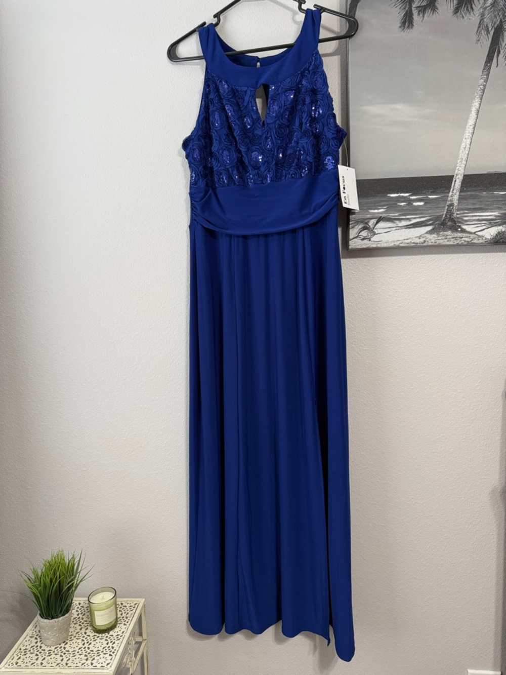 En Focus Studio Blue Evening Gown 12